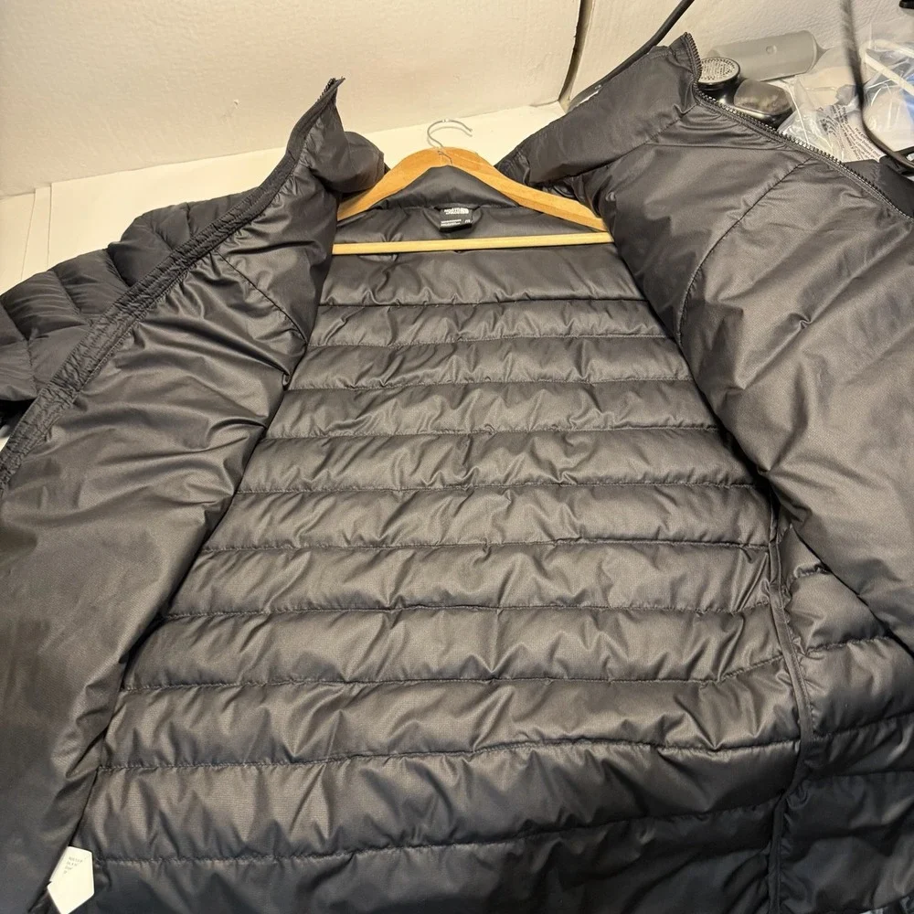 North Face Minoqua Puffer Down Jacket 550 Men XXl Black Quilted Outdoor